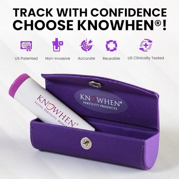 KNOWHEN® Saliva Ovulation Tests Kit – Non-Invasive Ovulation Predictor kit - Image 6