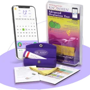 KNOWHEN® Saliva Ovulation Tests Kit – Non-Invasive Ovulation Predictor kit
