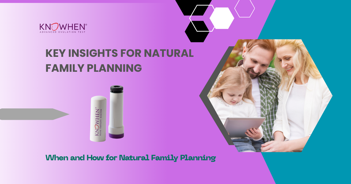 Couple tracking fertility using natural family planning methods with a calendar and chart at home